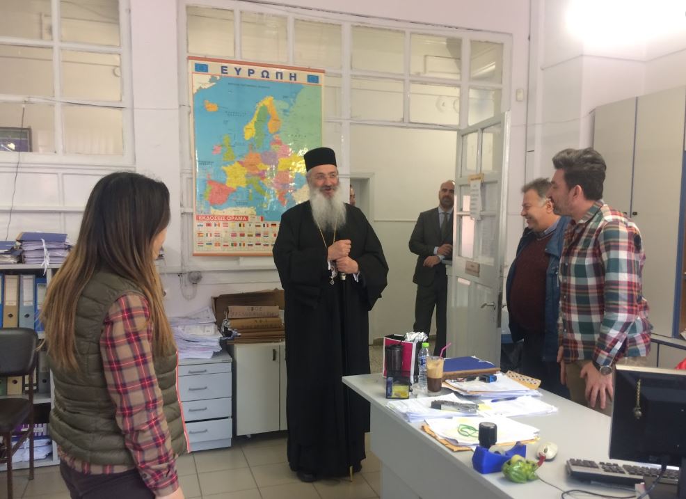 Το Τελωνείο της πόλης επισκέφθηκε ο Μητρ. Αλεξανδρουπόλεως