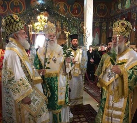 Ο Μητρ. Περιστερίου στον Μητροπολιτικό Ναό Ευαγγ. της Θεοτόκου