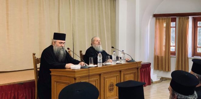 Ομιλία στην Ι.Μ. Κυδωνίας από τον Καθηγούμενο της Ι.Μ. Εσφιγμένου