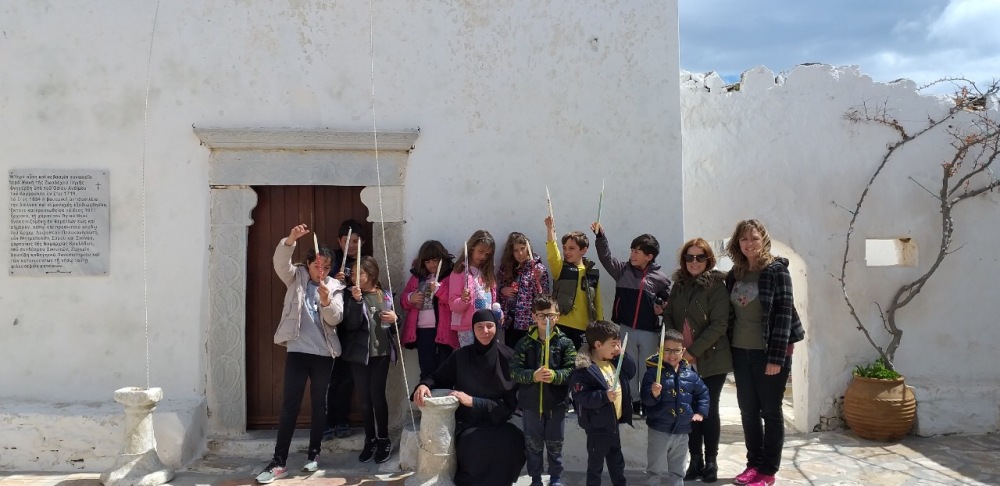 Το Καστρομονάστηρο επισκέφθηκαν μαθητές της Σικίνου