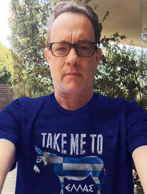 Tom Hanks: ‘take me to Hellas’