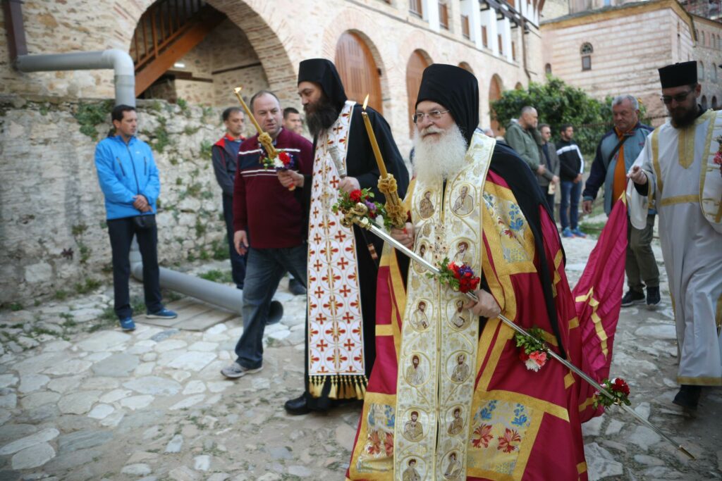 Litany at Holy Monastery of Chiliandari on Mt. Athos