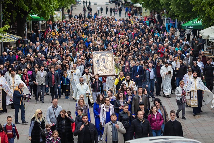 Traditional procession in Berane on St. George’s