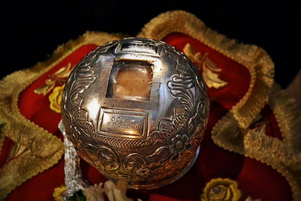 H τίμια κάρα της Αγίας Υπομονής στα Τρίκαλα