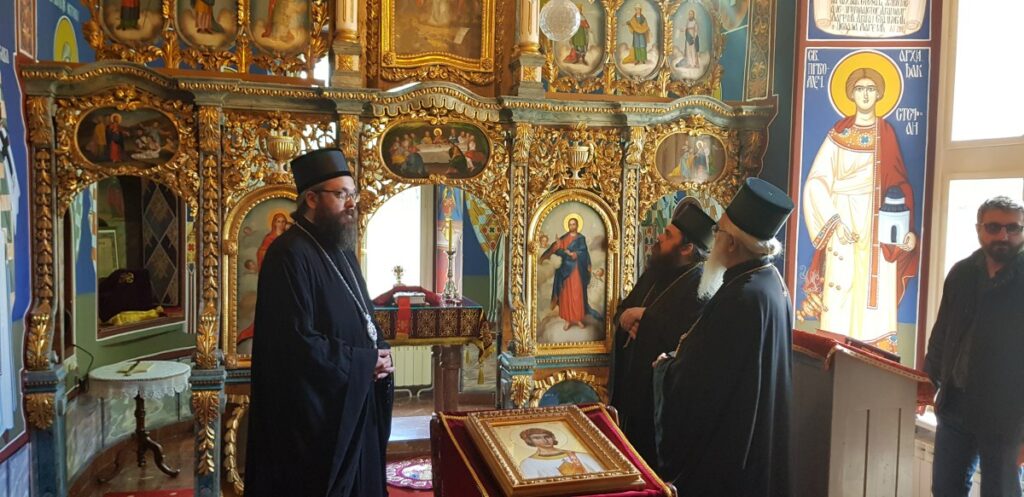 Епископи Милутин и Силуан у посети епископу Херувиму