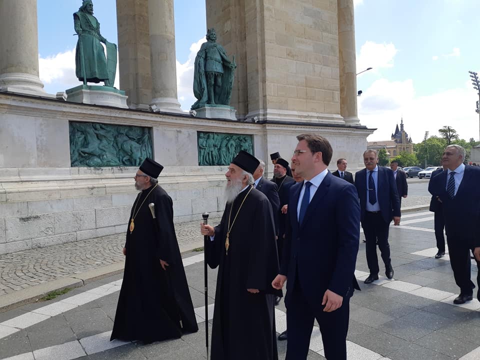 The Serbian Patriarch visited Basilica of Saint Stephen in Budapest