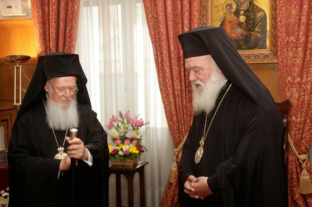 Στην Αθήνα ο Οικουμενικός Πατριάρχης- Η συνάντηση με τον Αρχιεπίσκοπο Αθηνών και η ΔΙΣ