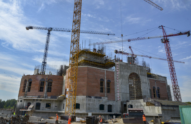 В Патриаршем соборе Воскресения Христова — главном храме Вооруженных сил России совершен первый молебен