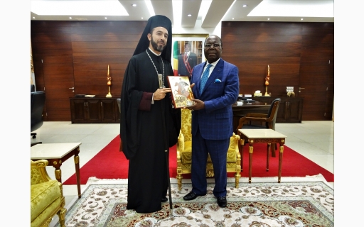 Εικόνα του Αγίου Δημητρίου έλαβε ο Πρωθυπουργός του Κονγκό!