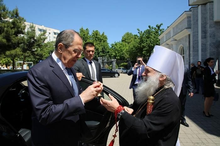 Сергей Лавров посетил Ташкентскую епархию