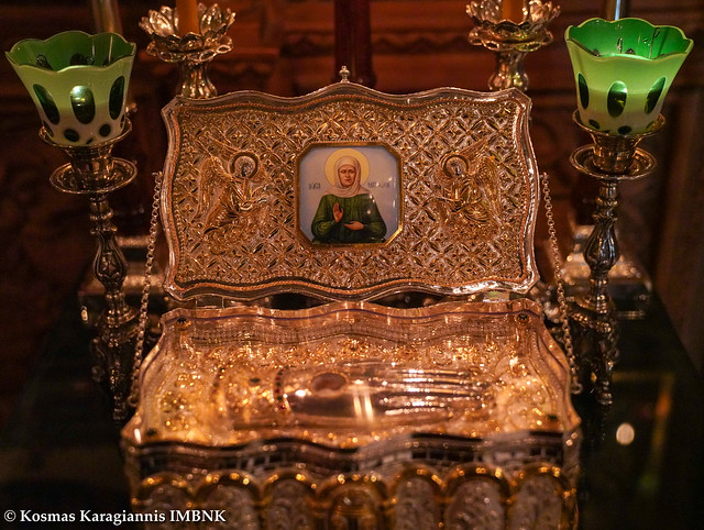 Ιερό λείψανο της Οσίας Ματρώνας εκ Ρωσίας στην Ι. Μ. Αγίων Πάντων Βεργίνας