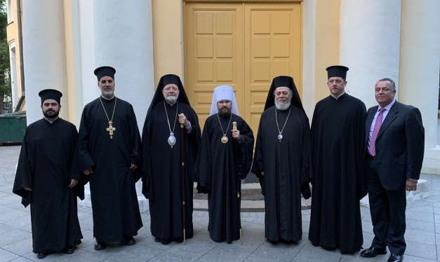 Митрополит Волоколамский Иларион встретился с главой Американской Архиепископии Антиохийского Патриархата