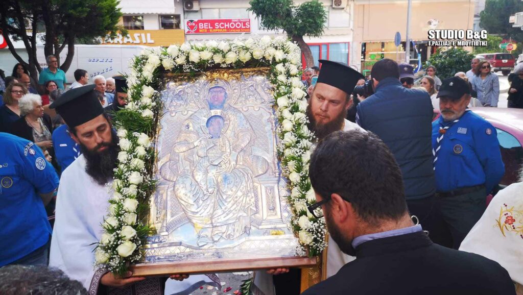 Η Εικόνα της Παναγίας της Σηλυμβριανής στο Ναύπλιο