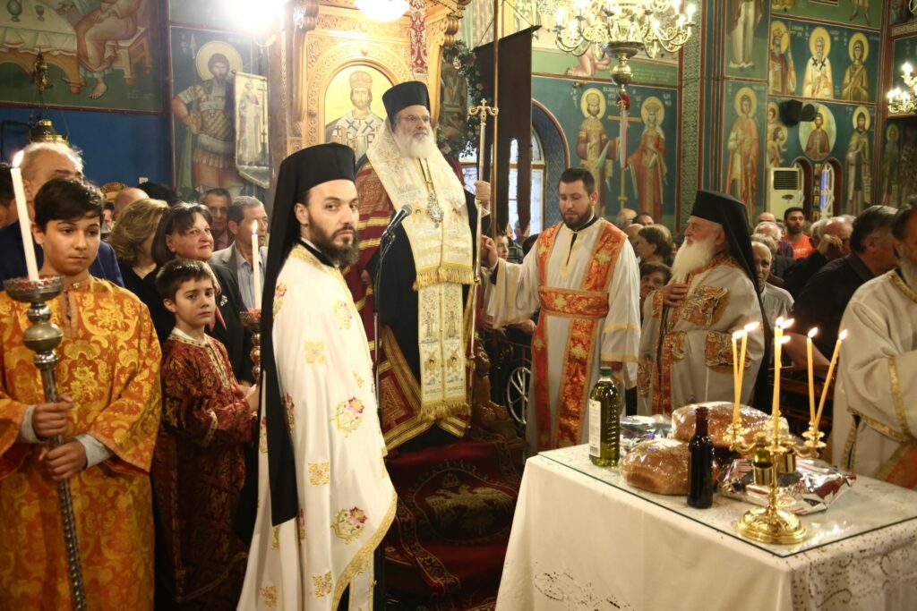Πανηγυρική Θεία Λειτουργία για τους Άγιους Κωνσταντίνο και Ελένη στην Ηλιούπολη