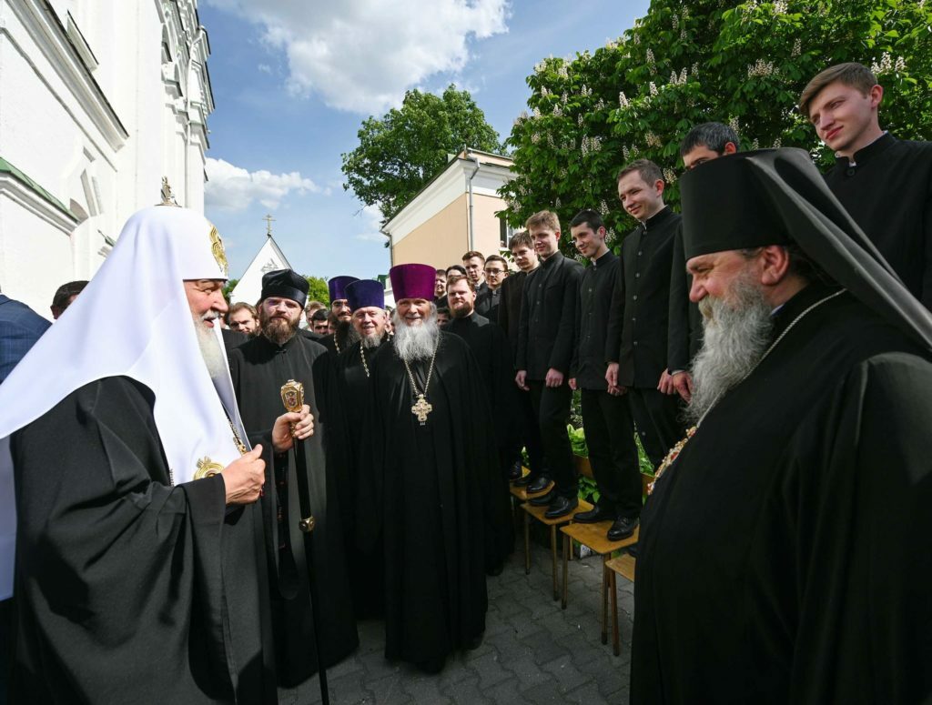 Святейший Патриарх Кирилл посетил Перервинскую духовную семинарию и гимназию имени митрополита Платона (Левшина)