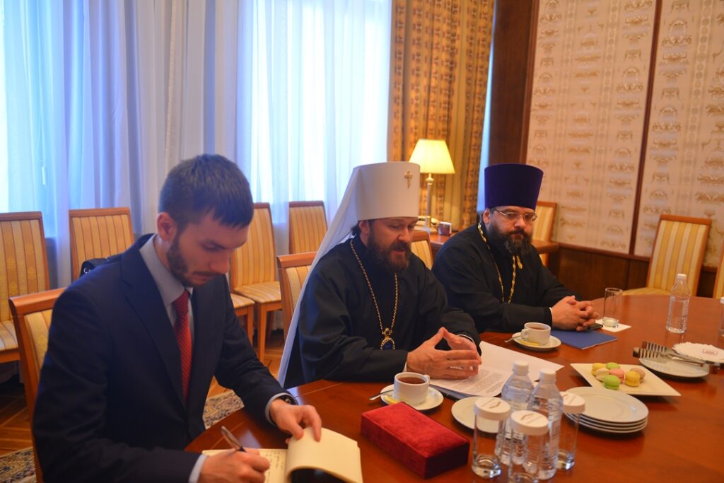 Состоялась встреча митрополита Волоколамского Илариона с иерархом Антиохийской Церкви