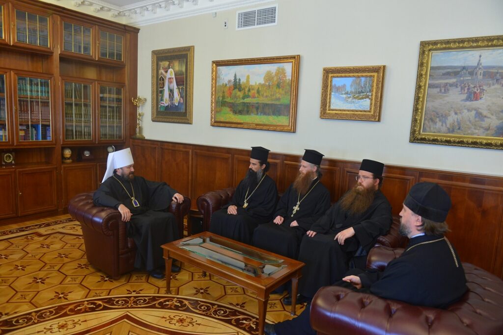 Митрополит Видинский Даниил посетил Отдел внешних церковных связей