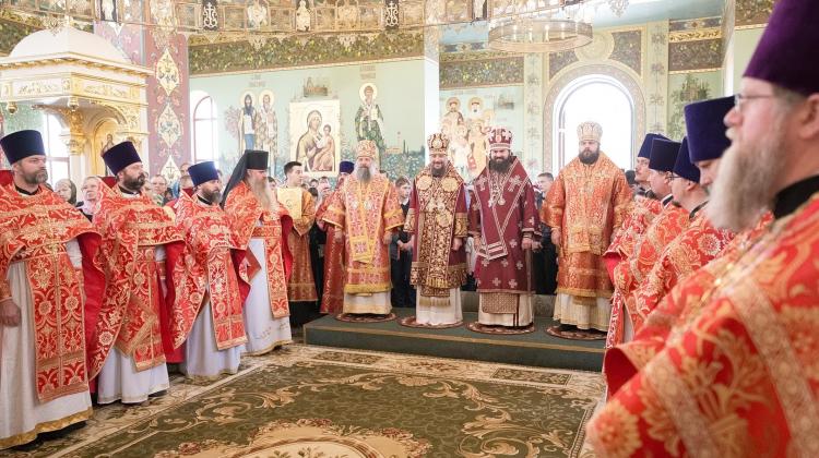 Глава Среднеазиатского митрополичьего округа возглавил престольные торжества Спасского кафедрального собора Пятигорска