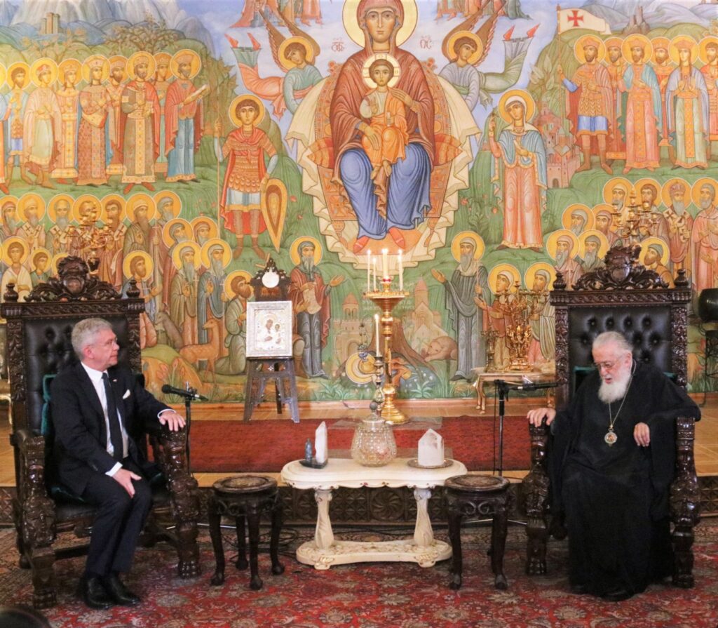 სრულიად საქართველოს კათოლიკოს-პატრიარქი პოლონეთის რესპუბლიკის სეიმის მარშალს შეხვდა