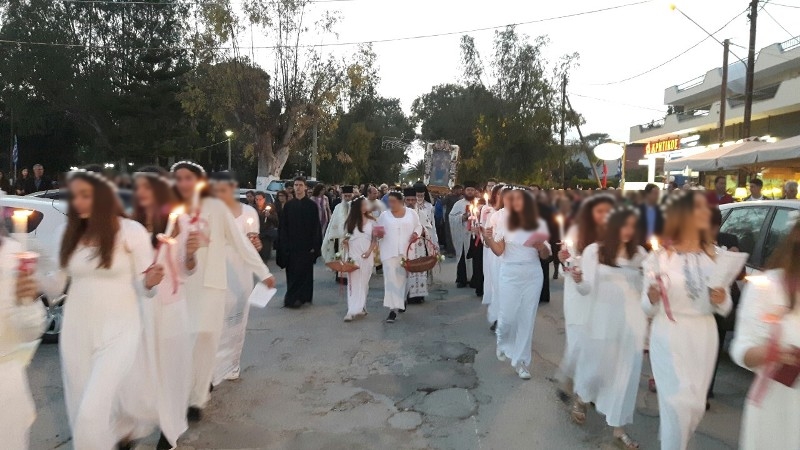 Εόρτασε η Παναγία η Παραβουνιώτισσα στην Ερέτρια