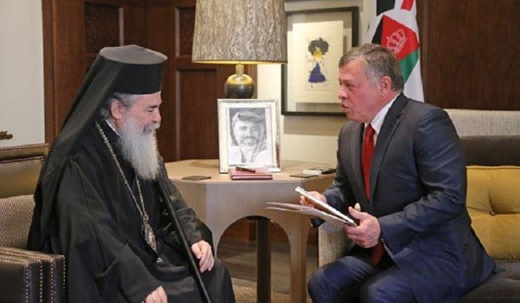 King Abdullah II makes donation to Church of the Holy Sepulchre restoration