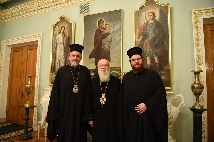 Metropolitan Emmanuel of France visits former Metropolitan Filaret in Ukraine