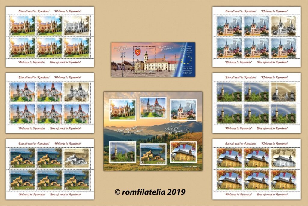Două mănăstiri istorice din România, promovate de Romfilatelia