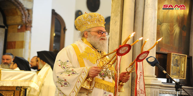 Patriarch of Antioch and All East, John X Yazigi prayed for the unity of the entirety of Syria’s territory
