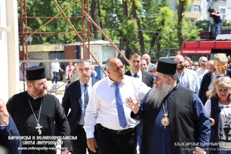 Министър-председателят посети новостроящия се храм “Св. прпмчк Прокопий Варненски” – Варна