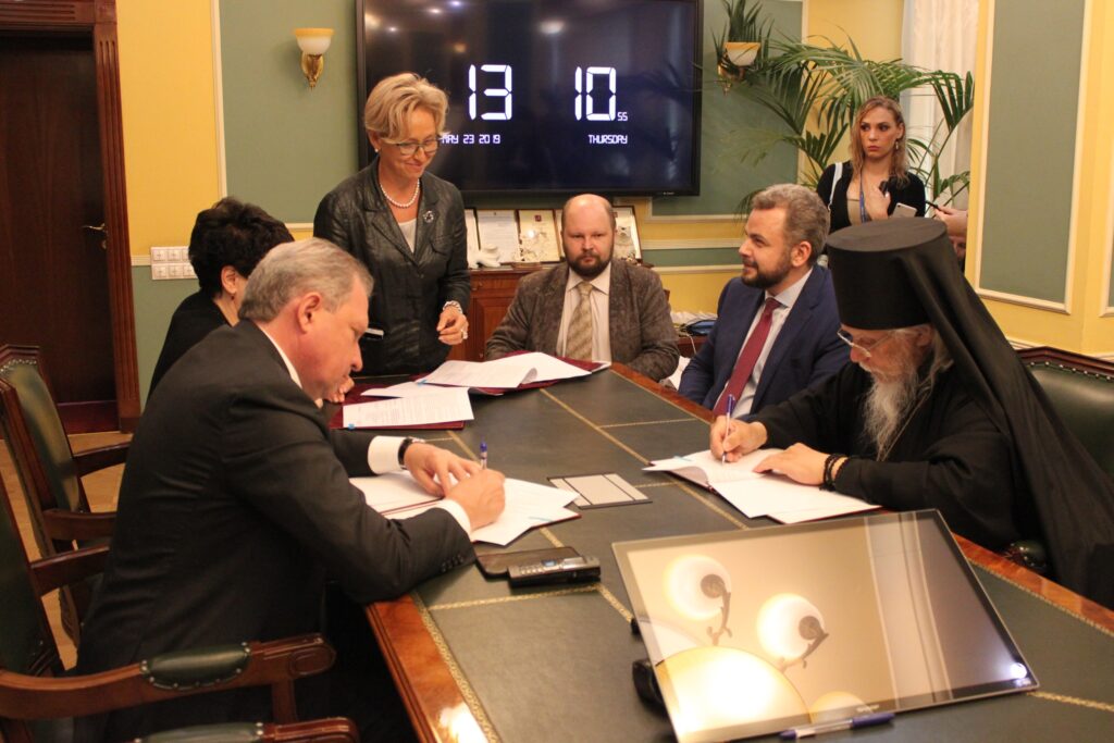 Синодальный отдел по благотворительности и Департамент здравоохранения г. Москвы подписали соглашение о сотрудничестве