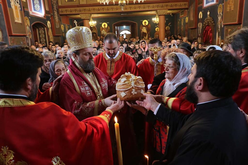 Слава храма Светог великомученика Георгија на Бежанији