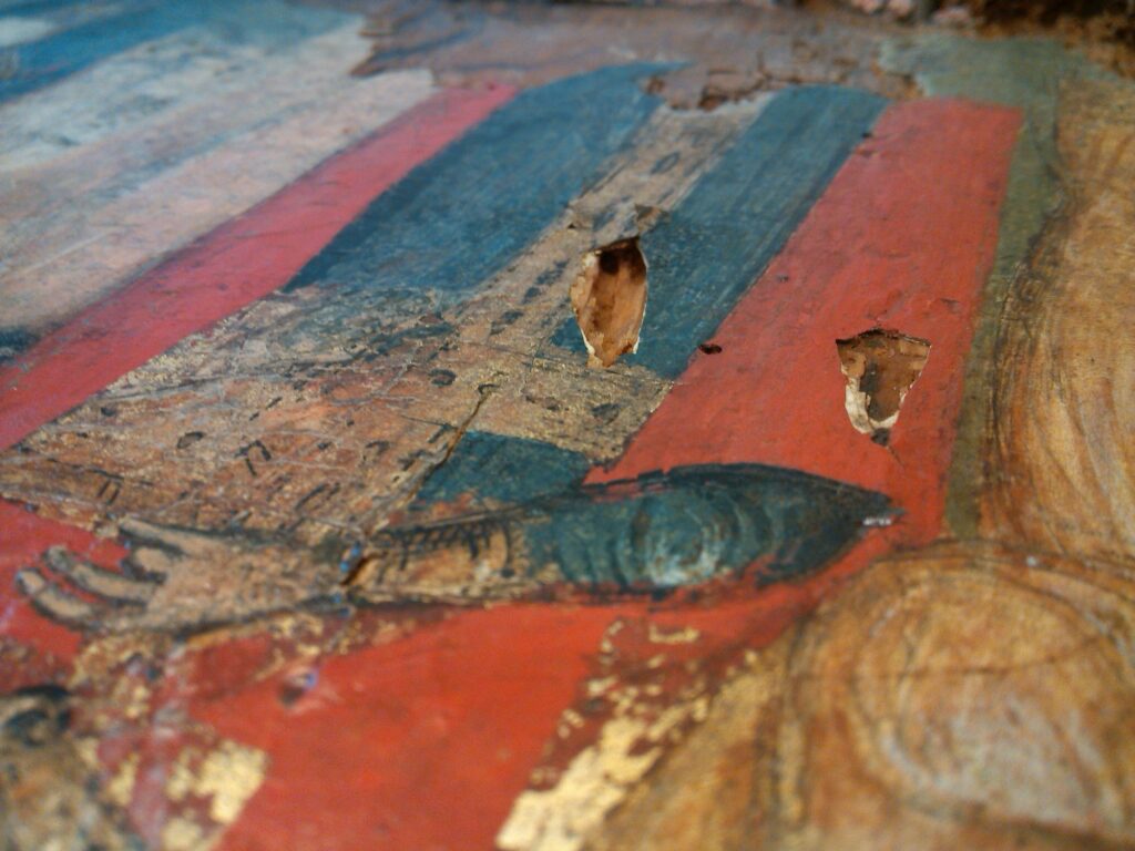 FOTO/ Restaurohet ikona “Deisis” e vitit 1761