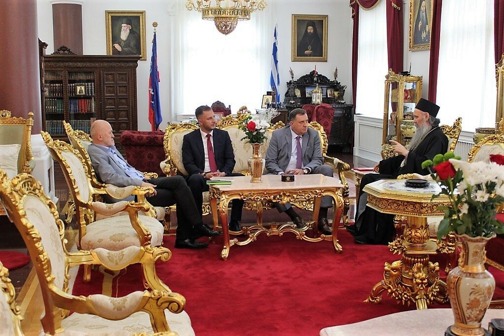 Председавајући Председништва БиХ г. Милорад Додик код Владике зворничко-тузланског г. Фотија