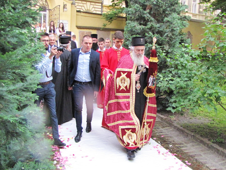 Патријарх Иринеј допутовао у вишедневну посету Будимској епархији