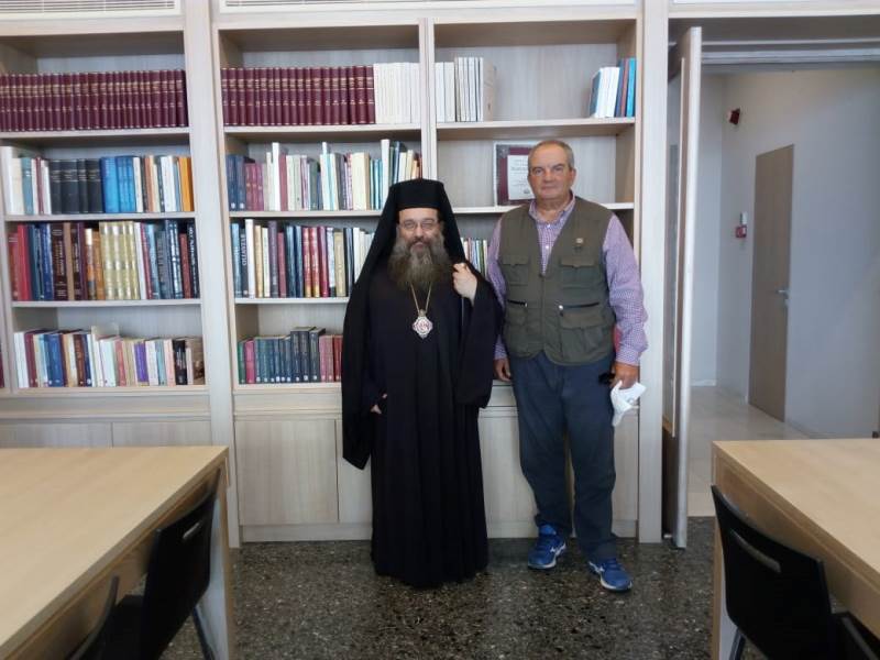 Στη Βιβλιοθήκη της ΙΜ Χίου ο Κ. Καραμανλής