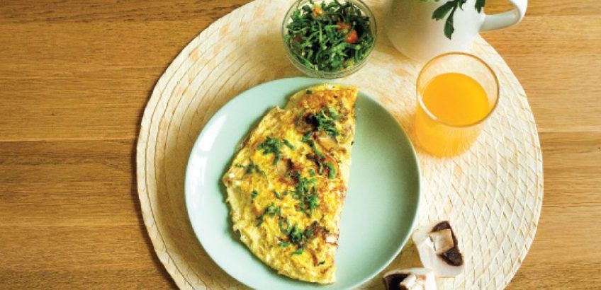 Αγιορείτικη Συνταγή: “Ομελέτα με Πατάτες και Μανιτάρια”