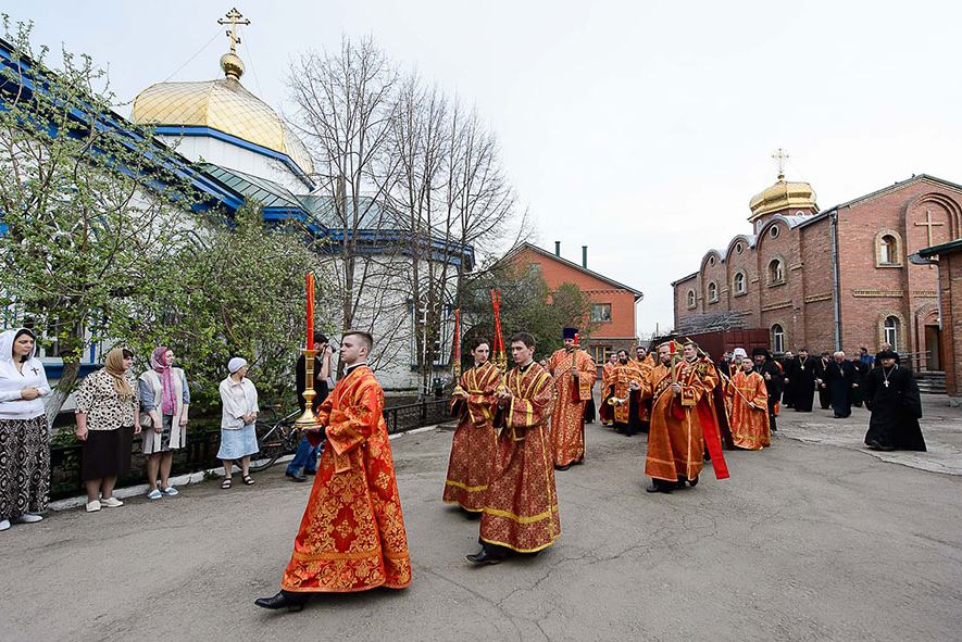 В Казахстан принесена чудотворная Феодоровская икона Божией Матери