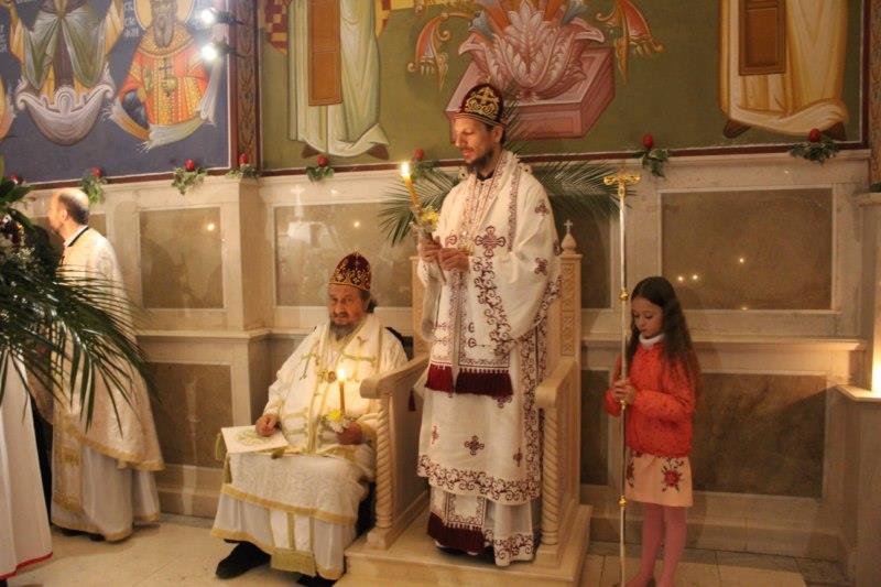 Easter celebrations in the Cathedral church in Trebinje, Hercegovina