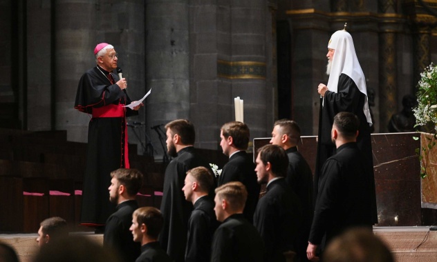 Ο Πατρ. Μόσχας σε συναυλία στον Καθεδρικό ναό του Στρασβούργου