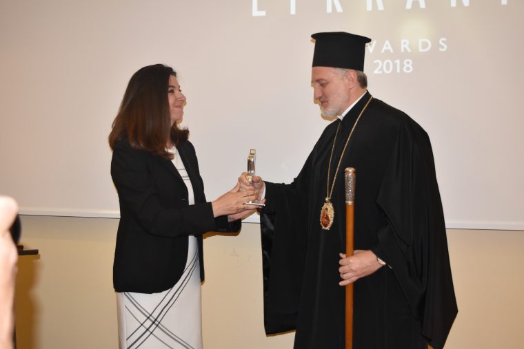 Archbishop Elpidophoros of America Honored at Efkranti Awards in Piraeus