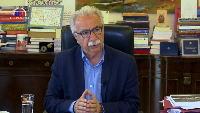 Interview by Greek education, religious affairs minister to Orthodoxia news agency