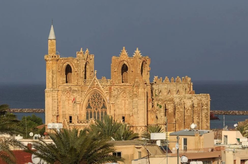 Historical St Nicholas Cathedral in Cyprus turned into a mosque under Turkish Occupation