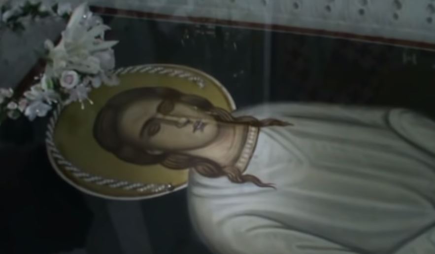 Άγιος Ραφαήλ Μυτιλήνης – Ο τάφος της Αγίας Ειρήνης