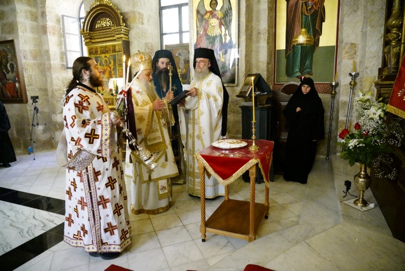 Τίμησαν τον Άγιο Γεώργιο στην Μονή της Εβραϊκής στα Ιεροσόλυμα