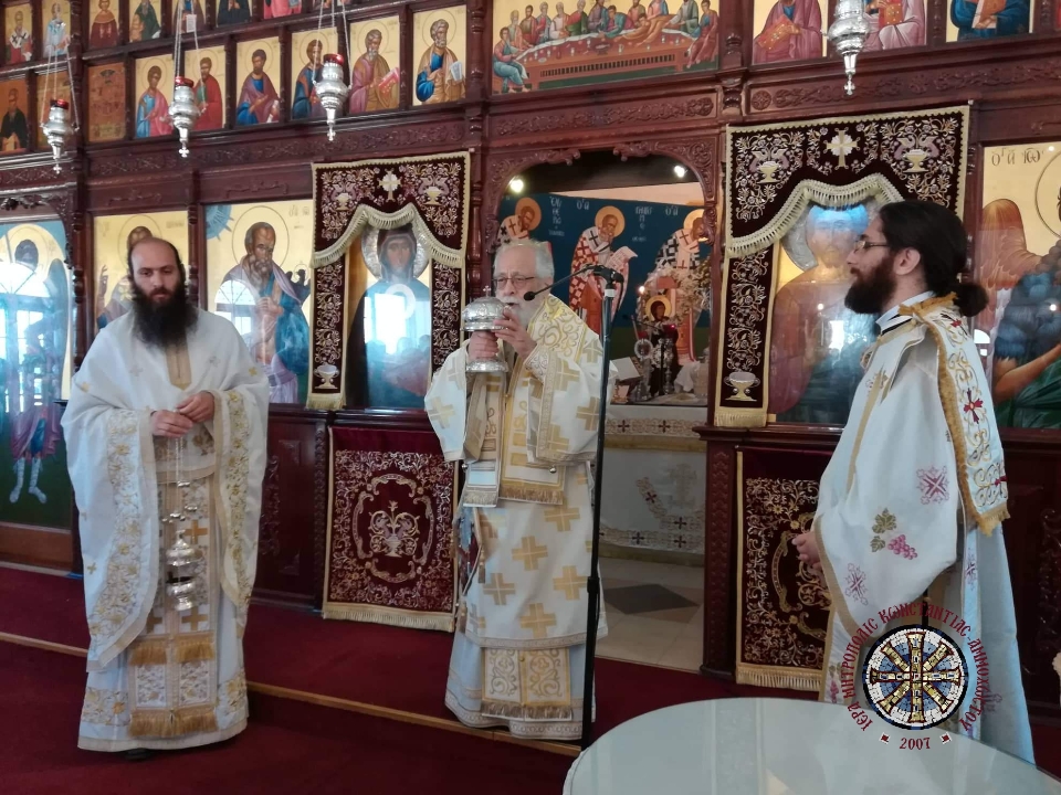 Στη Δερύνεια ιερούργησε ο Μητρ. Κωνσταντίας