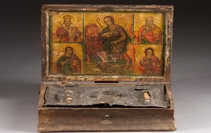 Στην Ι.Μ. Μόρφου παραδίδεται η λειψανοθήκη του Αγίου Μάμαντος