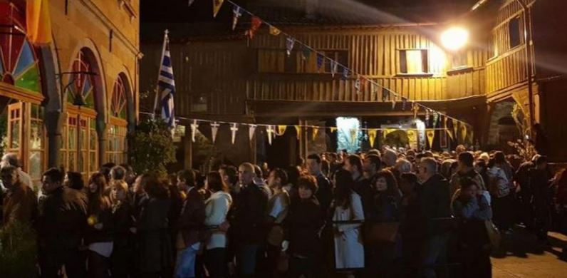 Κοσμοσυρροή στον Αρχάγγελο Μιχαήλ στο Μανταμάδο