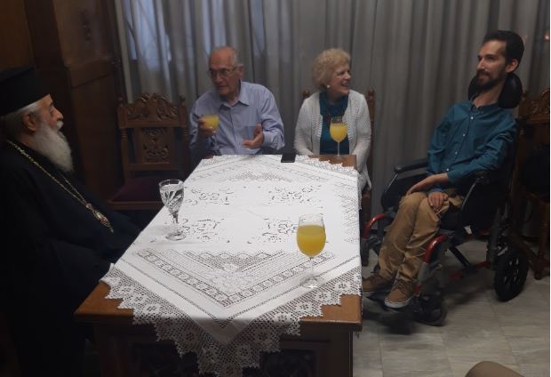 Ο Μητρ.Φθιώτιδος με τον Υπ.Ευρωβουλευτή κ.Κυμπουρόπουλο και τον Υπ.Βουλευτή Φθιώτιδος κ. Ι.Οικονόμου