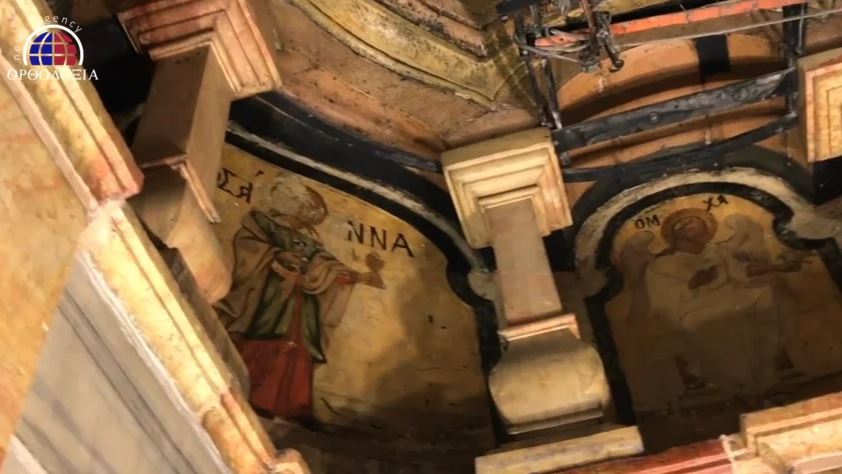 Οι Mυροφόρες στο κουβούκλιο του Πανάγιου Τάφου. Αποκλειστικές εικόνες