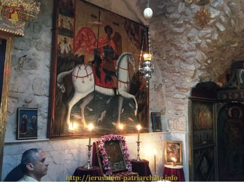 Ο Άγιος Γεώργιος ο Τροπαιοφόρος στα Ιεροσόλυμα